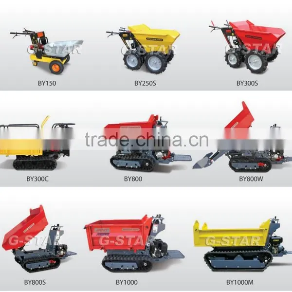 BY1000M Construction Tools ce Certificated Tracked Power Barrow photo-5