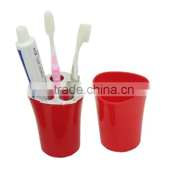 Bath Accessory Set Colorful Plastic Toothbrush Holder photo-3