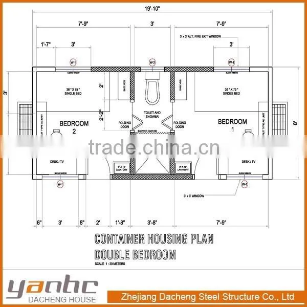 Low Cost 20ft /40ft ft Case Container Prebuild - Modular House photo-3