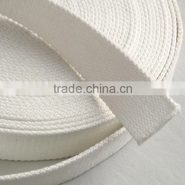 Ribbon Making Factory Customs Garment Accessories Band White Webbing for Snap -open Bottom photo-4