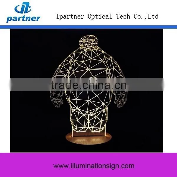 2015 New Design Led Small Night Light,3D Table Light photo-2