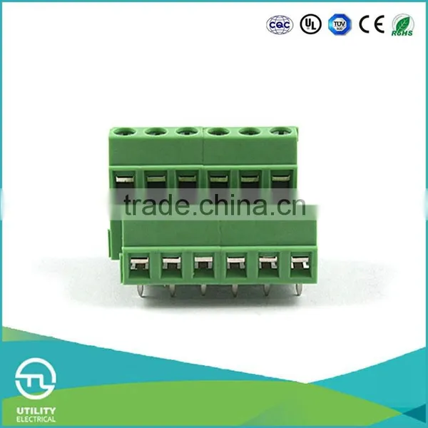 UTL High Demand Import Products Euro PCB Screw Terminal Pin Block Connector 5mm 5.08mm 300V/15A photo-2