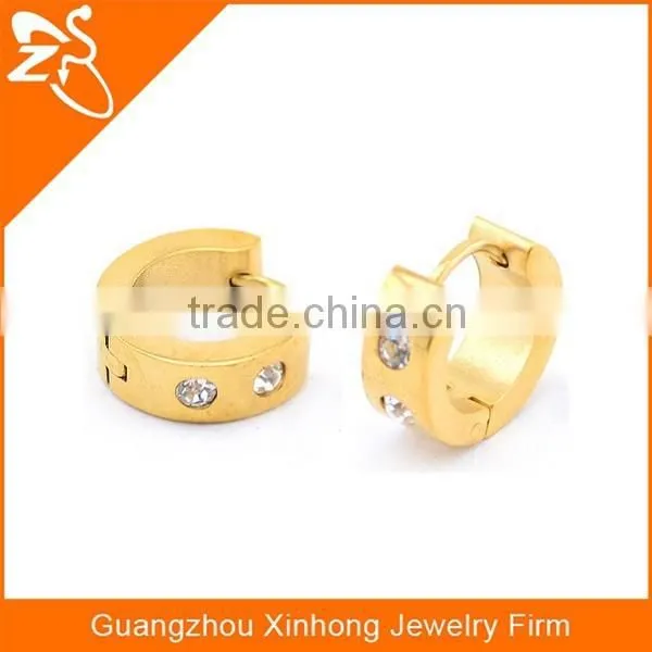 Fashion Stainless Steel Earring Stainless Steel Fancy Hoop Earring,crystal Fancy Earring photo-6