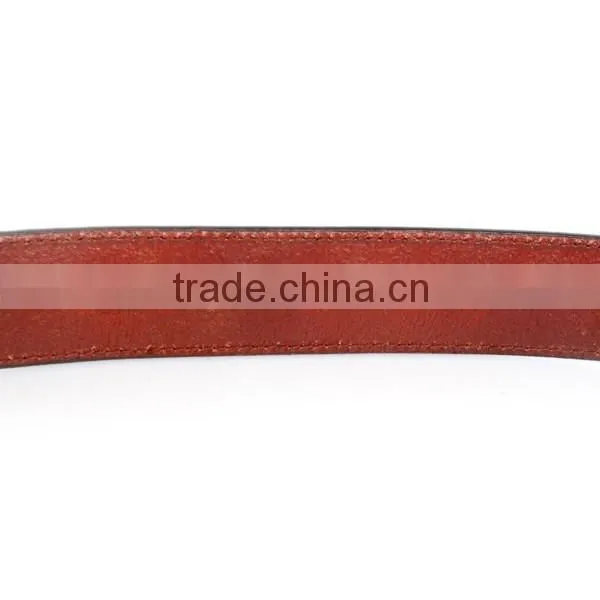 Hot Sell Genuine Leather Weaving Pin Belt Buckle Cow Leather Belt Mens photo-6