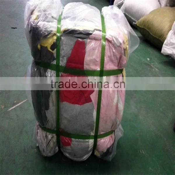Second Hand Dark Color Clothing Wiping Rags photo-5