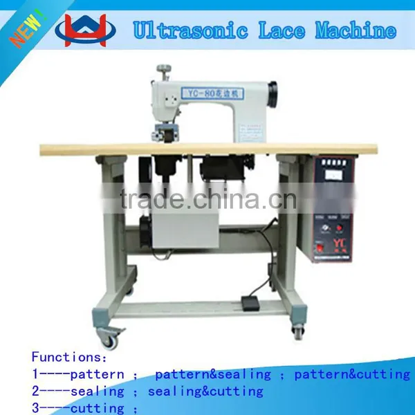 Ultrasonic sewing machine lace cutting machine