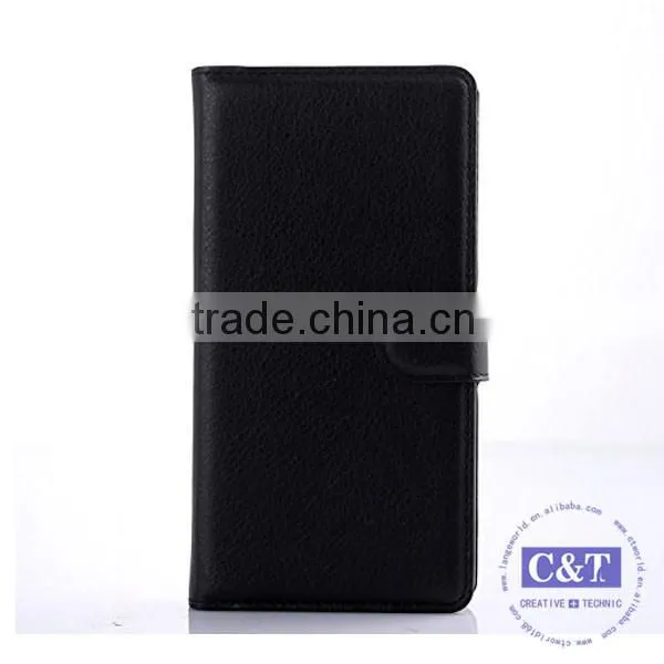 C&T Fashion Card Slot Magnetic PU Leather Flip Case Cover For Huawei Ascend P8 photo-5