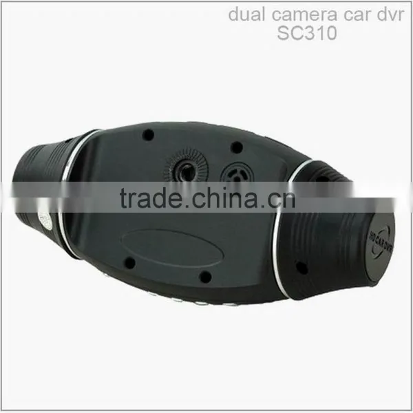 Wide Angle 120/140 Degree Adjustable Full HD Dual Camera Dash Cam photo-2