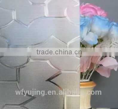Factory Price Pattered Glass for Shower Rooms, Window and Door photo-5