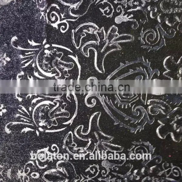 KS Velvet Fabric With Emboss Flower for Women photo-4