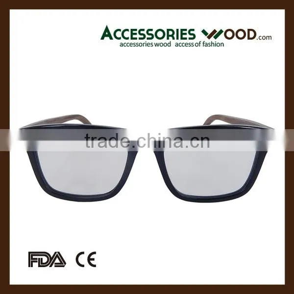 Popular Acetate Frame New Model Wooden Arm Optics Eyewear photo-2