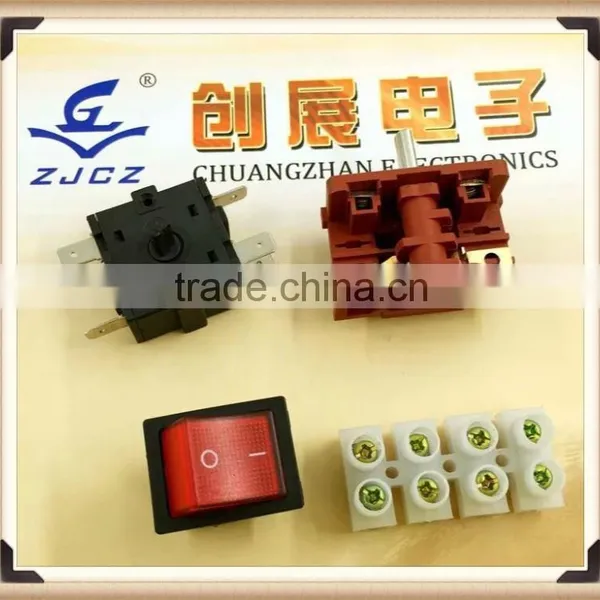 Chzjcz/Supply Rotary Switch /heater Rotary Switch/electric Oven Switch/three Rotary Switch photo-5