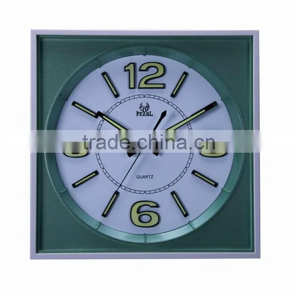 Pearl Quiet Sweep Wall Clock PW243 With Luminous 3D Numbers photo-4
