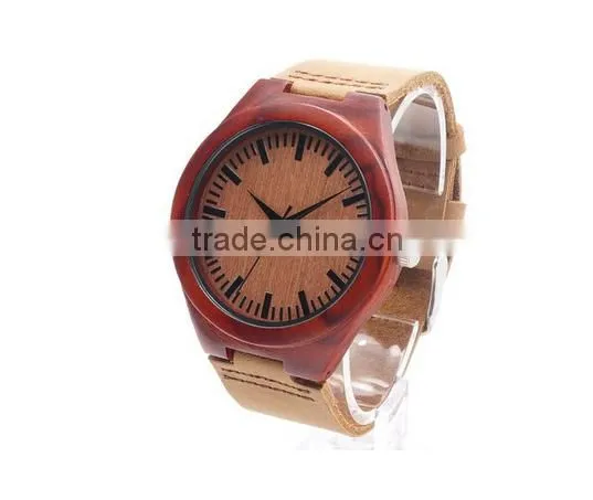 2016 Hot Sale Custom Design Wooden Watches Wooden Box Bamboo Wrist Watches photo-3