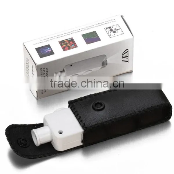 BIJIA MG10081-1A 160-200x Zoom Lens Rectangular Magnifying Glass With Light photo-3