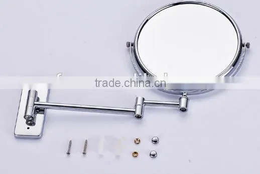 Double Side Adjustable Wall Mount Magnifying Makeup Mirror With Light Shaving Mirror photo-3