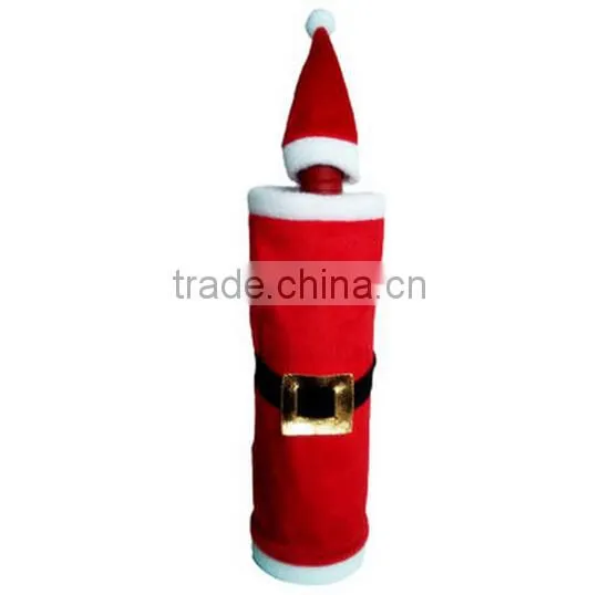 Christmas Decorative Wine Bottle Bag / Table Dinner Christmas Decoration / Christmas Bottle Sets photo-4