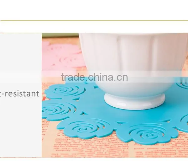 Fashion Lovely Thicken Heat-resistant Glass Table Coffee Tea Mat Pads photo-2