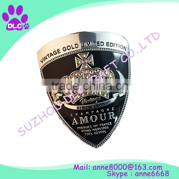 Metal Wine Label