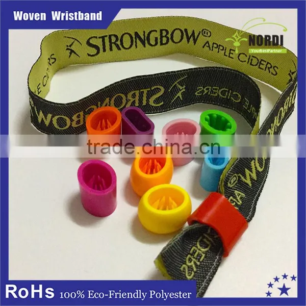 Single Cheap Custom Festival Woven Fabric Wristband for Events&smart Wristband photo-4
