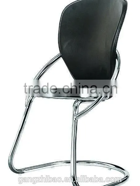Simple Oak Wood Metal Stackable Pvc Chair AH-43 photo-3