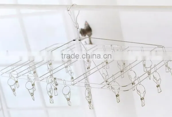Stainless Steel Socks Clothes Hangers photo-5