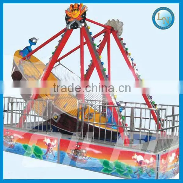 Amusement Swing Ship Rides! Lino 12 Seats Amusement Rides Children Pirate Ship for Sale photo-6