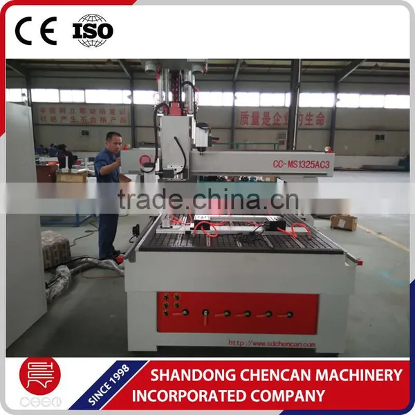 Air Cooling Spindle Wood Engraving Machine 1325 Door Cnc Router photo-5