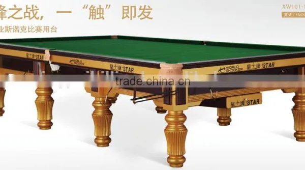 12 ft Star Golden Tournament Snooker Table XW101-12S