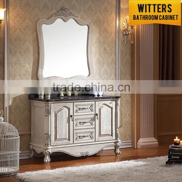 Hot Sale Unfinished Wood Cheap Bathroom Cabinet