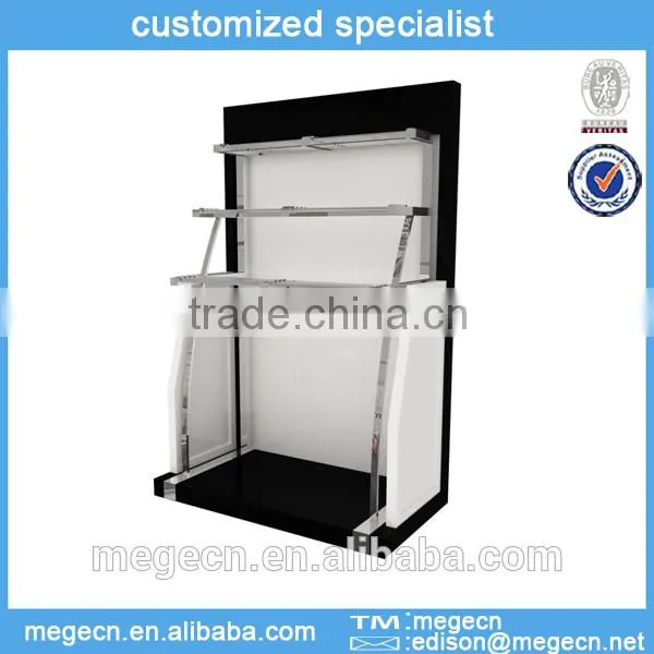 4 Tiers Wood Trousers Promotion Rack Display Shelf photo-5