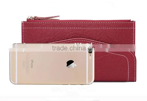 OEM Ladies Thin Wallet Leather Woman Custom Wholesale Cheap Wallet photo-5