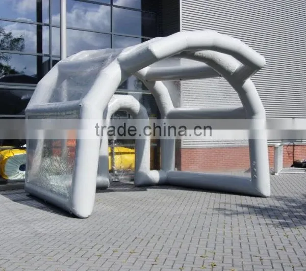 Tube With Clear Cover Inflatable Transparent Tent for Customized Made photo-2