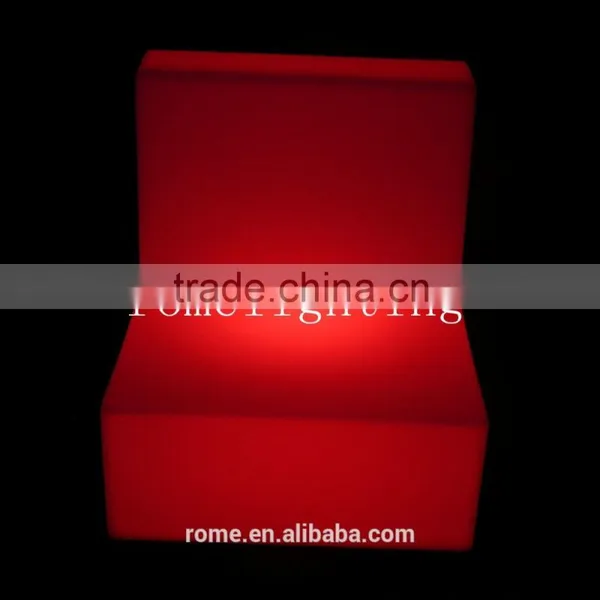 Hot Sell Led Lighting Sofa Led Rechargeable Multi Color Waterproof Modern Hard Plastic Sofa photo-2