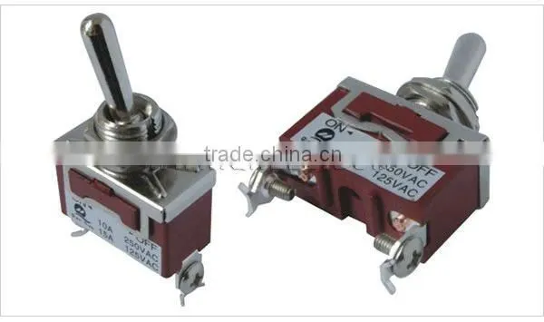 Single Pole Single Throw on off Toggle Switch QN102