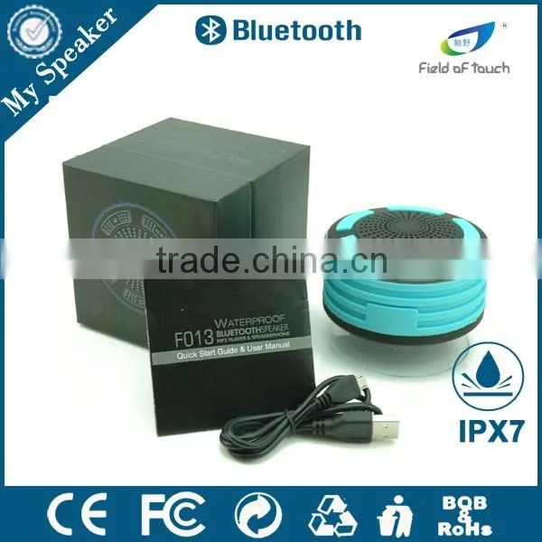 My Speaker F013 Black With Sky Blue New Arrival LED Wireless Bluetooth Waterproof Speaker photo-6