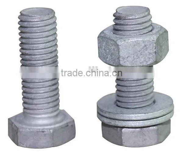 Hot Dip Galvanized Bolt/hot Dip Galvanized Bolt and Nut photo-2