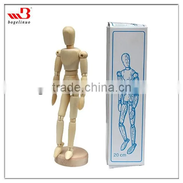 8" Rotatable Human Boday Wooden Drawing Manikin Art Manikin Wooden Manikin