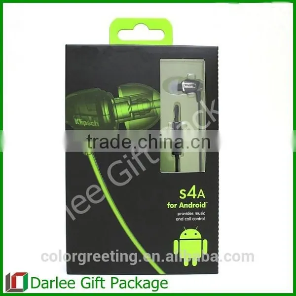 Shenzhen Manufacturer Earphone Packaging Box With Blister Window photo-3