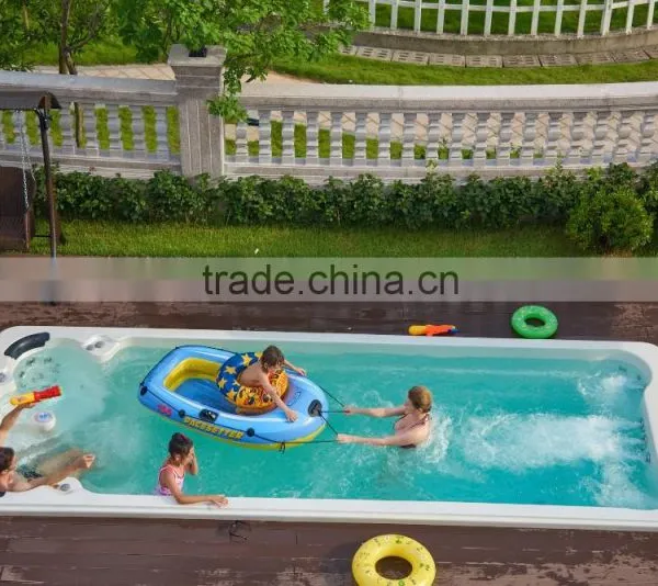 Fashionable Luxury Balboa System Air Jet Outdoor Used Large Swim Spa photo-3