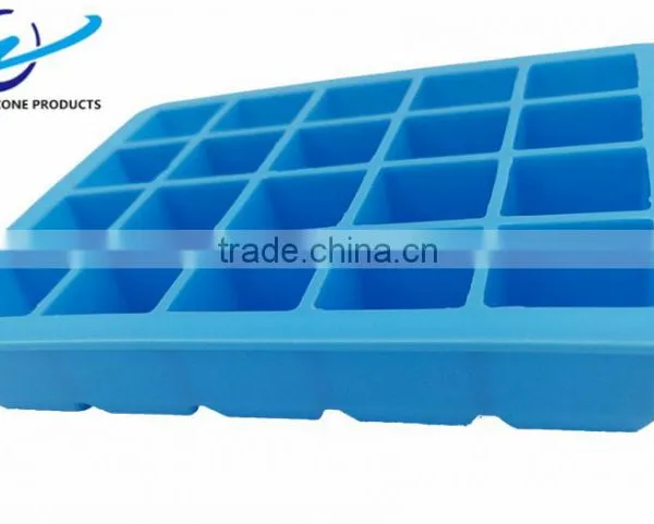 High Quality 20 Lattices Silicone Square Ice Cube Tray photo-2