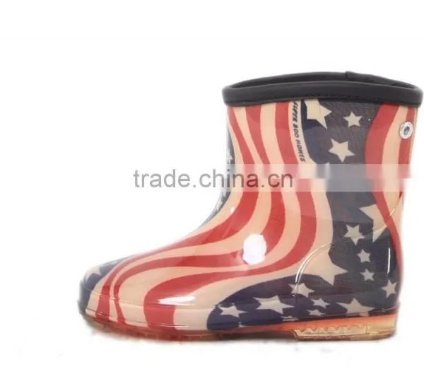New Fashion Transparent Boots Cheap Kids Clear Pvc Rain Boots photo-3