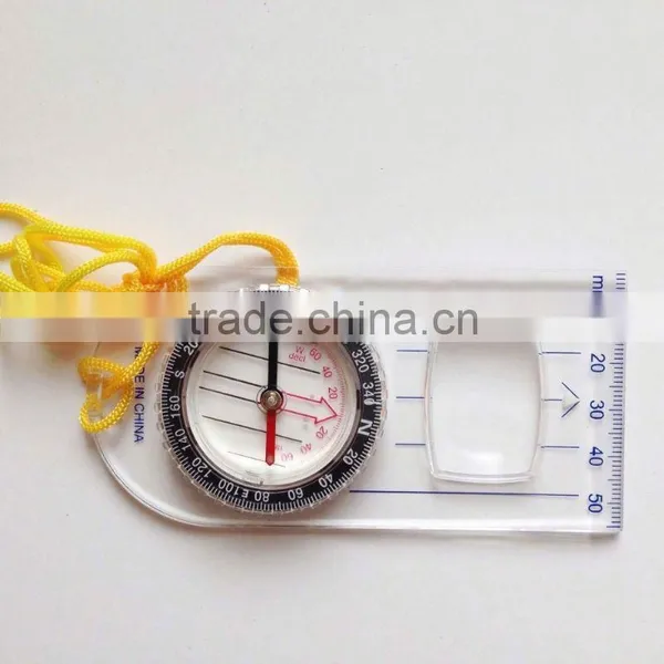 Cheap Metal Drawing Military Qibla Direction Compass With Scale Ruler photo-2