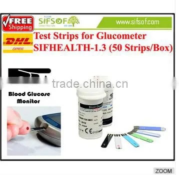 Test Strips for SIFHEALTH-1.3 Glucometer/ Clinical Analytical Instruments