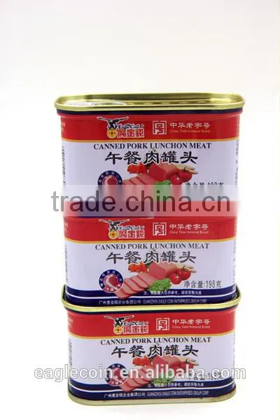 Halloweencanned Meat Pork Luncheon Meat 198g Good Taste Canned Pork photo-5