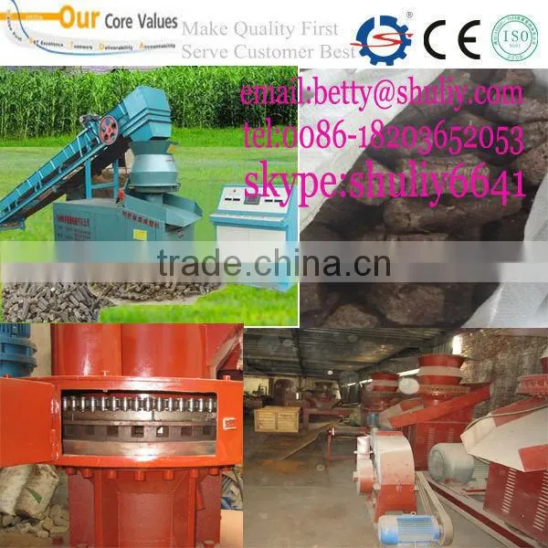 corncob fuel molding machine/ straw fuel briquetting machine/briquette machinery