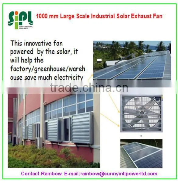 Vent Tool Hot Selling Aluminum Blades Negative Pressure Type Solar Powered Wall Mounting Exhaust Fan With dc Motor photo-2