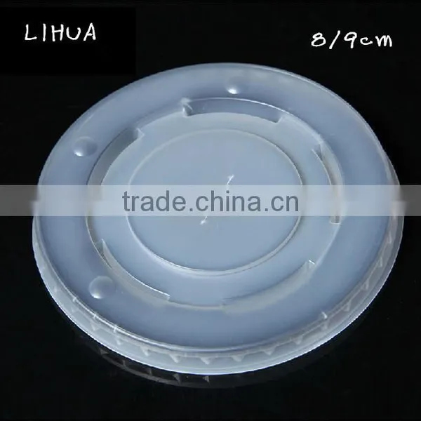 Translucent Disposable Plastic Cross Type Cup Cover, Milk Tea Cup Lid, Cold Drink Cup Lid photo-2