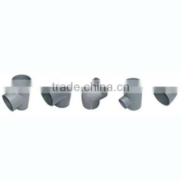 DIN8074 UPVC Fittings Tee, Elbow, Socket for Water or Drain Supply photo-3