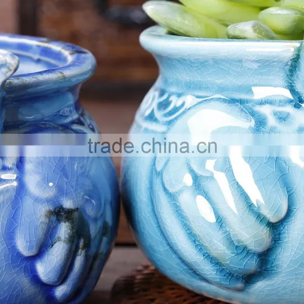 Shabby Chic Succulent Pot Ceramic Animal Flower Planters photo-6